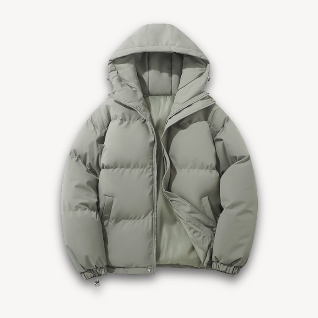 Zander Veste Puffer Homme à Capuche – Doudoune Légère Déperlante en Polyester
