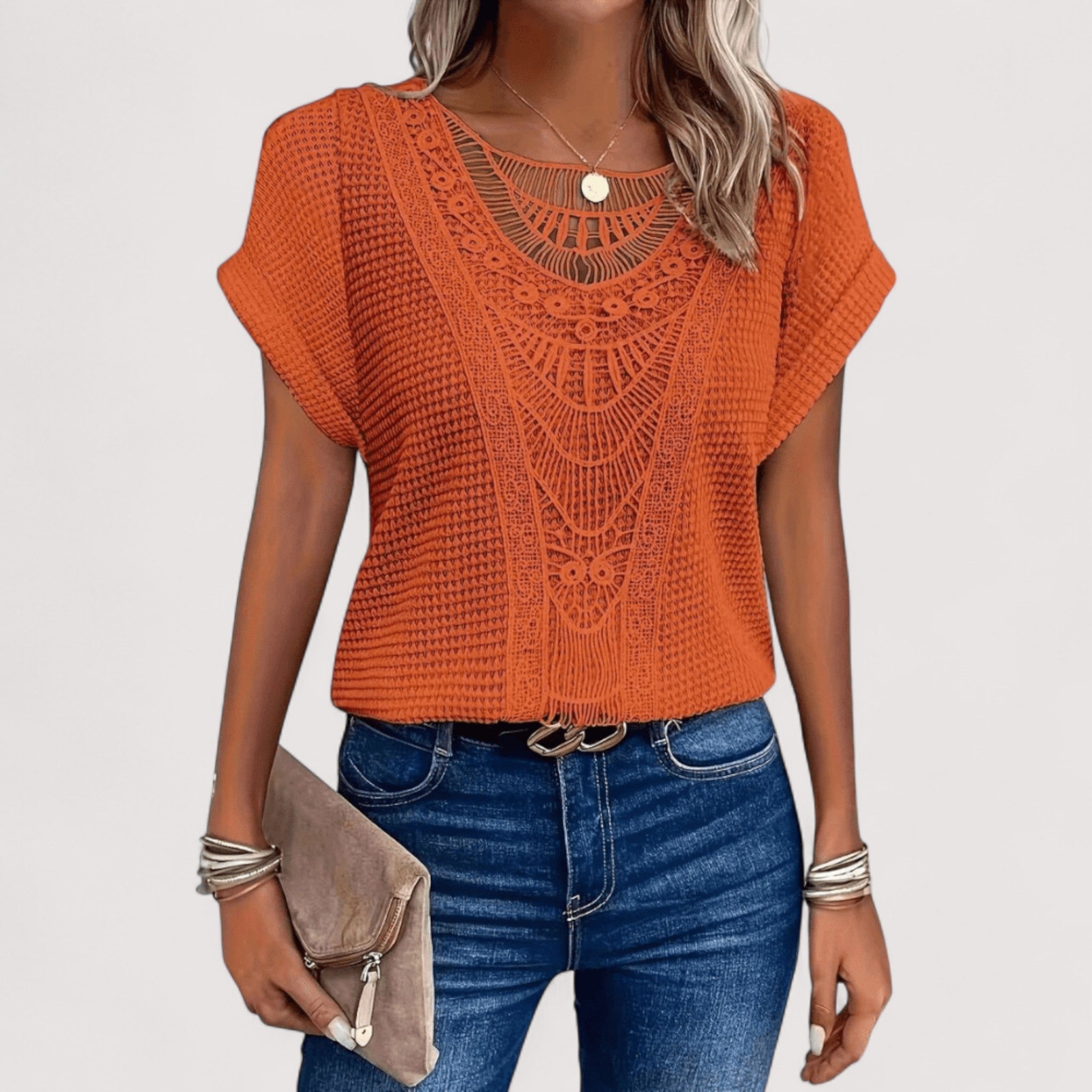 Yvonne™ | Élégante blouse de style Ibiza