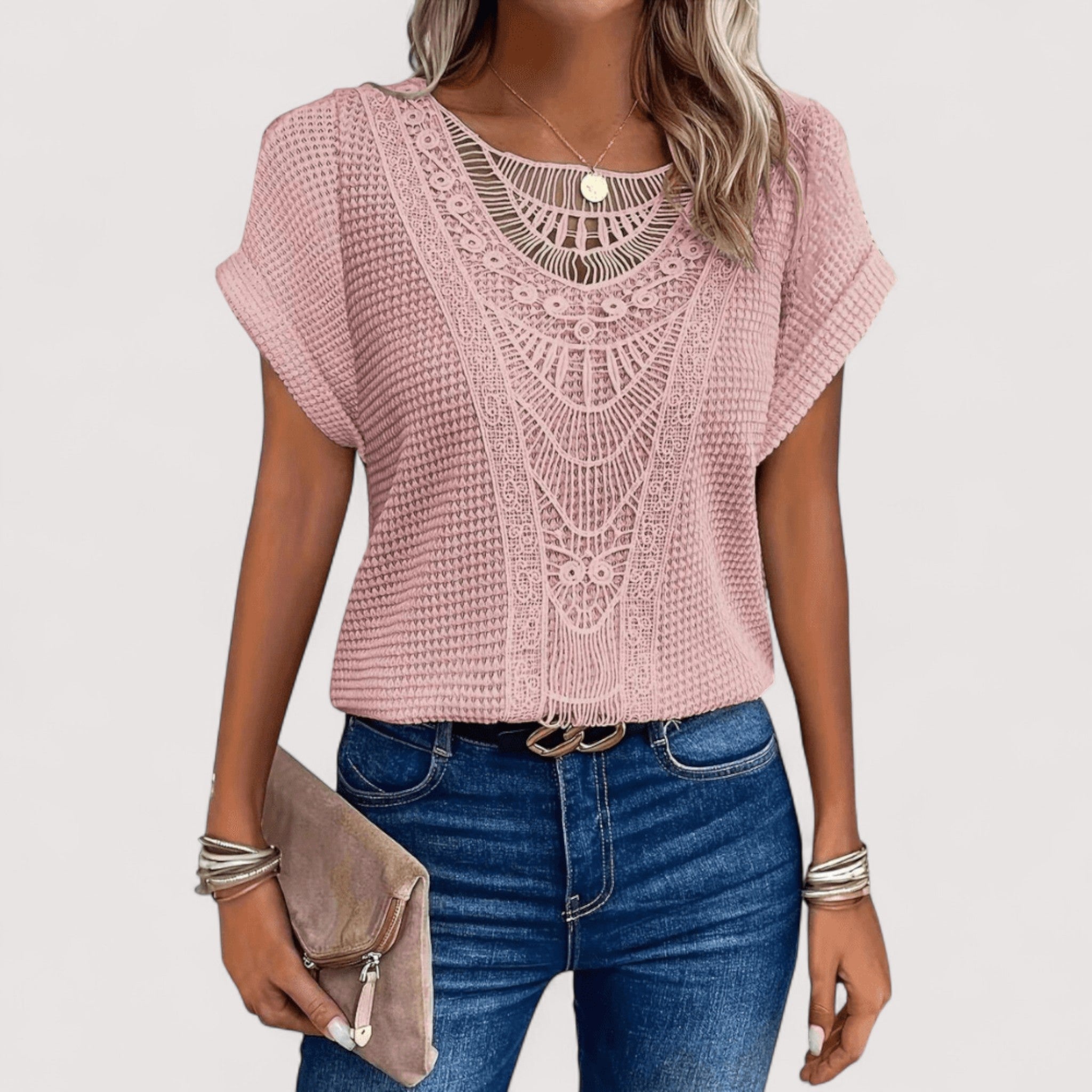 Yvonne™ | Élégante blouse de style Ibiza