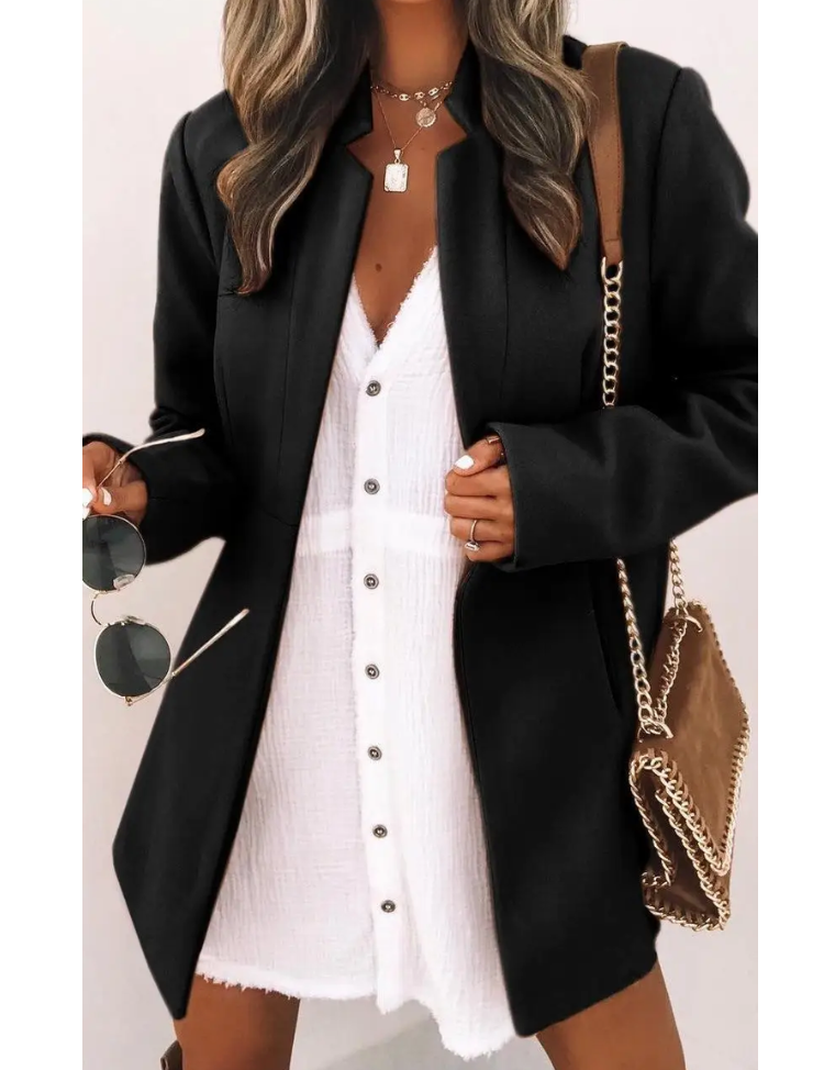 Blake Blazer Femme Ouvert Élégant – Coupe Moderne, Style Polyvalent & Confort Léger