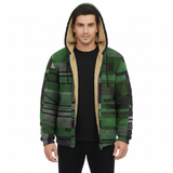 Jameson Gilet Patchwork Homme – Veste Fleece à Capuche avec Coupe Confortable & Style Urbain