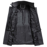 Daniel Manteau Long en Laine pour Homme – Pardessus Élégant Boutonné avec Revers Tailleur