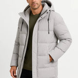 Kalil Veste d’Hiver Homme Imperméable – Puffer Matelassée Chaude Coupe Confortable