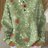 Ingrid™ - Christmas Tree Motif Pullover
