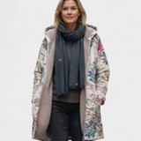 Ivy – Veste en polaire pastel avec motif botanique