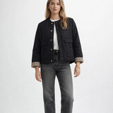 Chloe Veste Femme Élégante – Coupe Ajustée, Doublure Léopard Chic, Blazer Moderne