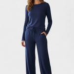 Armelle - Ensemble haut à manches longues & pantalon large