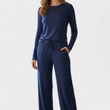 Armelle - Ensemble haut à manches longues & pantalon large