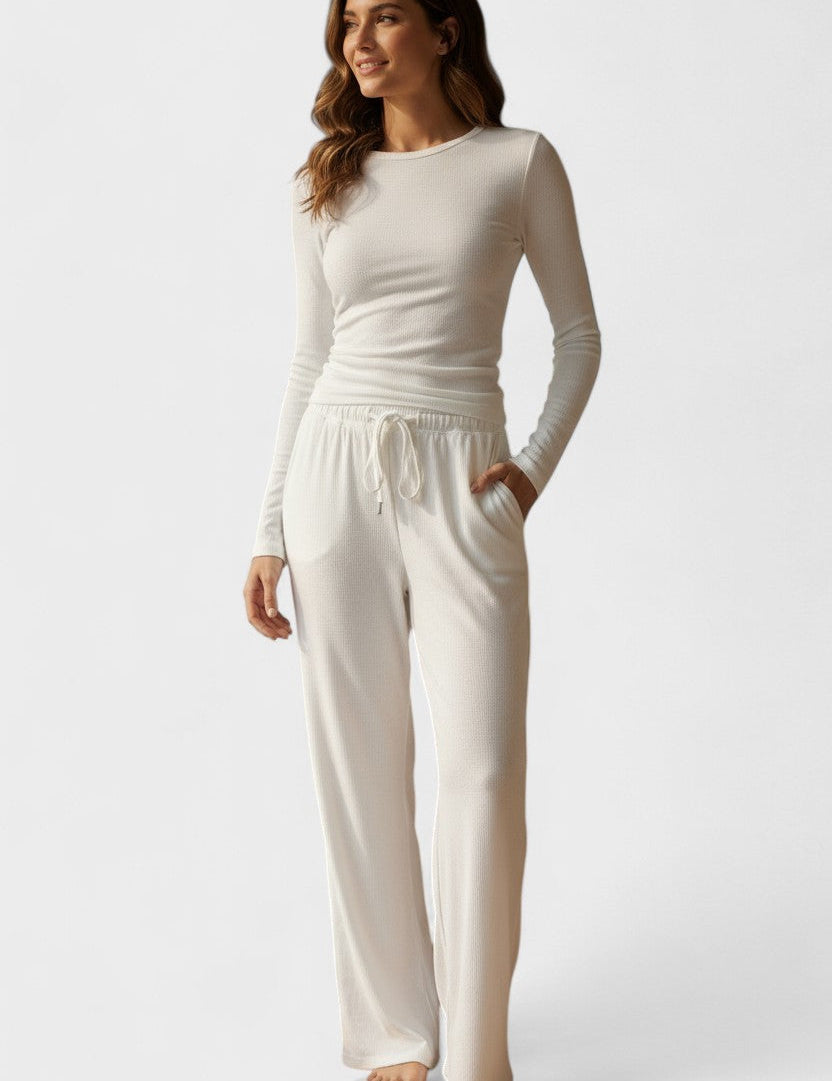 Armelle - Ensemble haut à manches longues & pantalon large