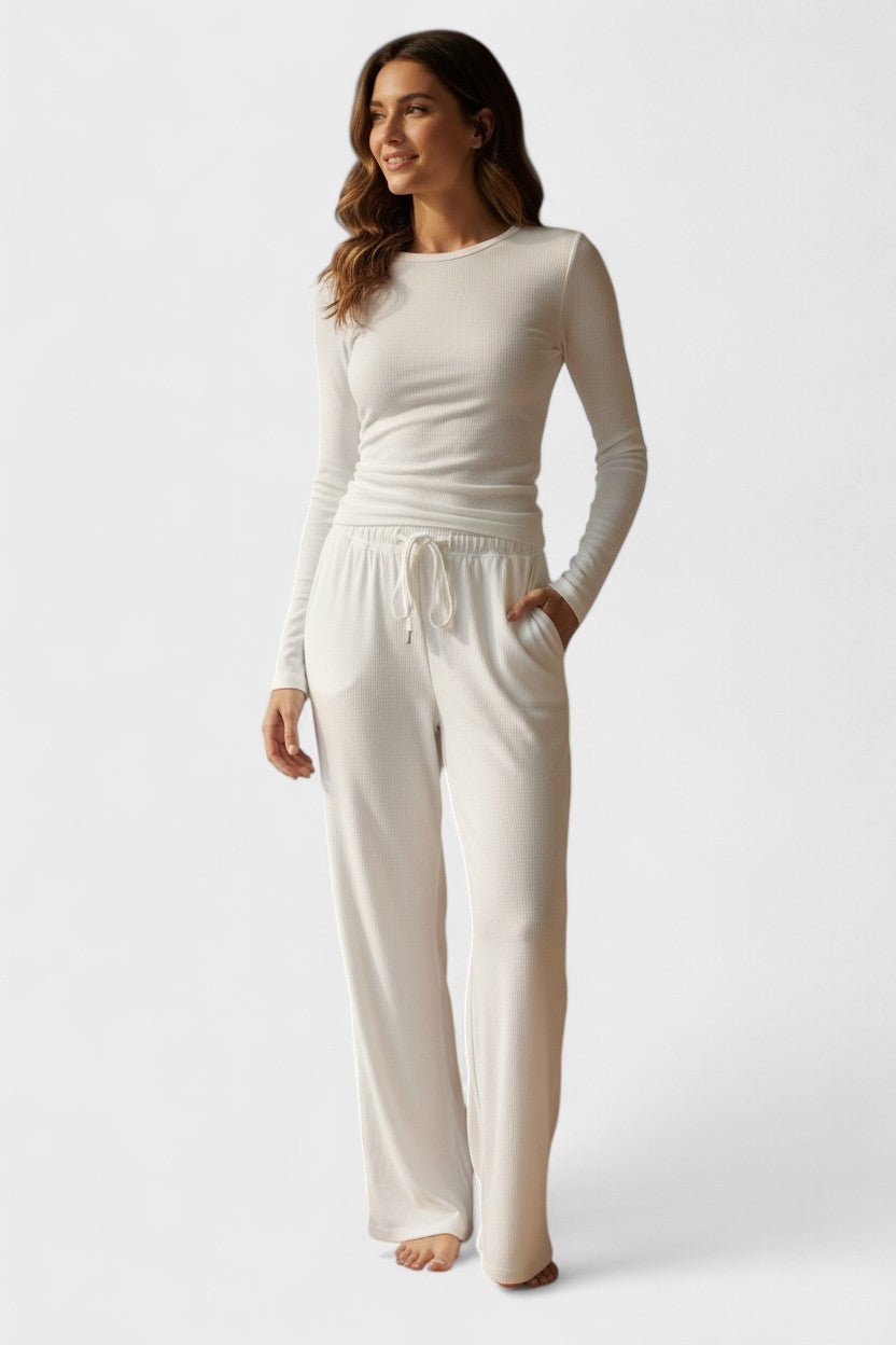 Armelle - Ensemble haut à manches longues & pantalon large