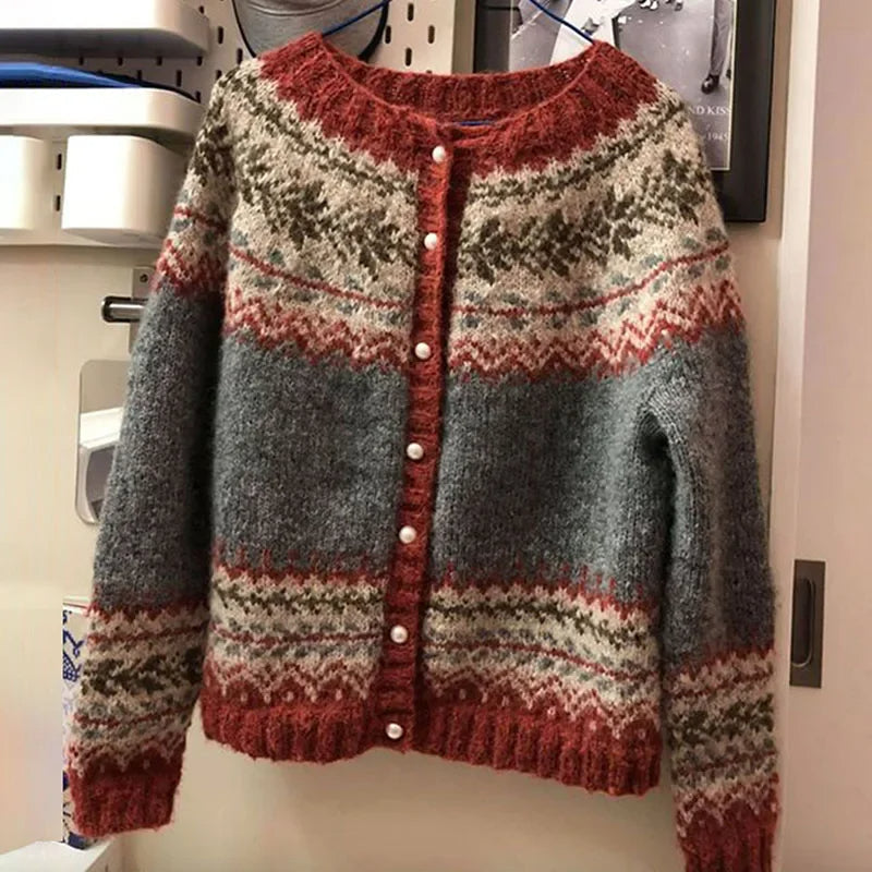 Jessica - Veste en tricot vintage - vue d'ensemble