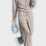 Nine - Ensemble cardigan boutonné & pantalon