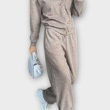 Nine - Ensemble cardigan boutonné & pantalon