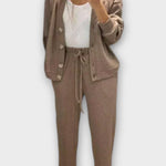 Nine - Ensemble cardigan boutonné & pantalon
