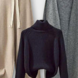 Joséphine - Ensemble pull à col roulé, cardigan & pantalon