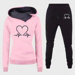 Capucine - Ensemble sweat à capuche cœur & jogging