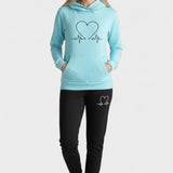 Capucine - Ensemble sweat à capuche cœur & jogging