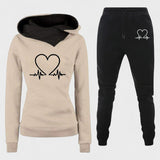 Capucine - Ensemble sweat à capuche cœur & jogging