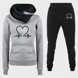 Capucine - Ensemble sweat à capuche cœur & jogging