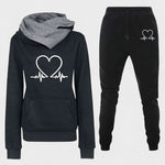 Capucine - Ensemble sweat à capuche cœur & jogging