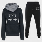 Capucine - Ensemble sweat à capuche cœur & jogging