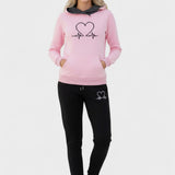 Capucine - Ensemble sweat à capuche cœur & jogging