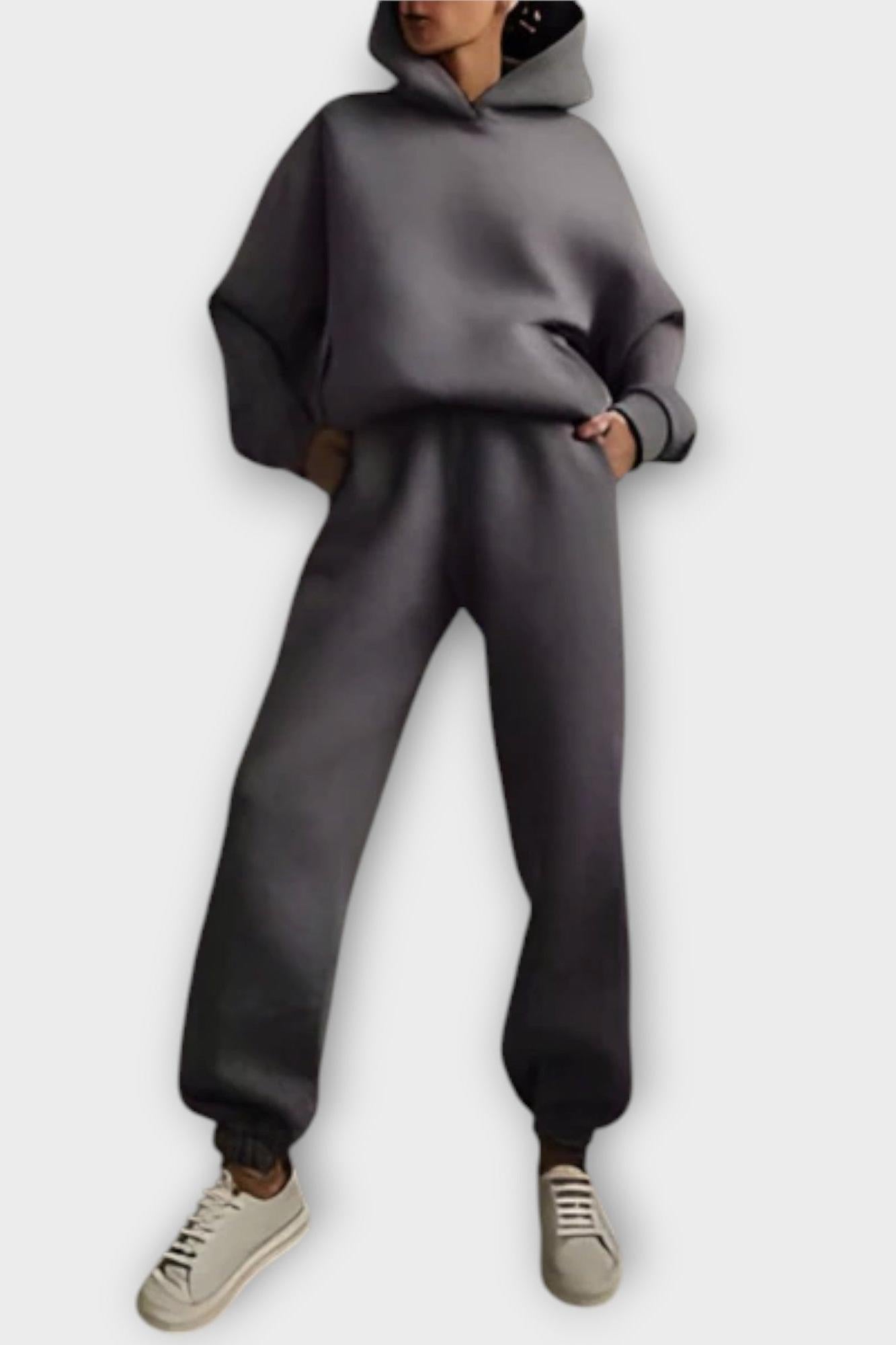 Gaëlle - Ensemble sweat à capuche ample & pantalon