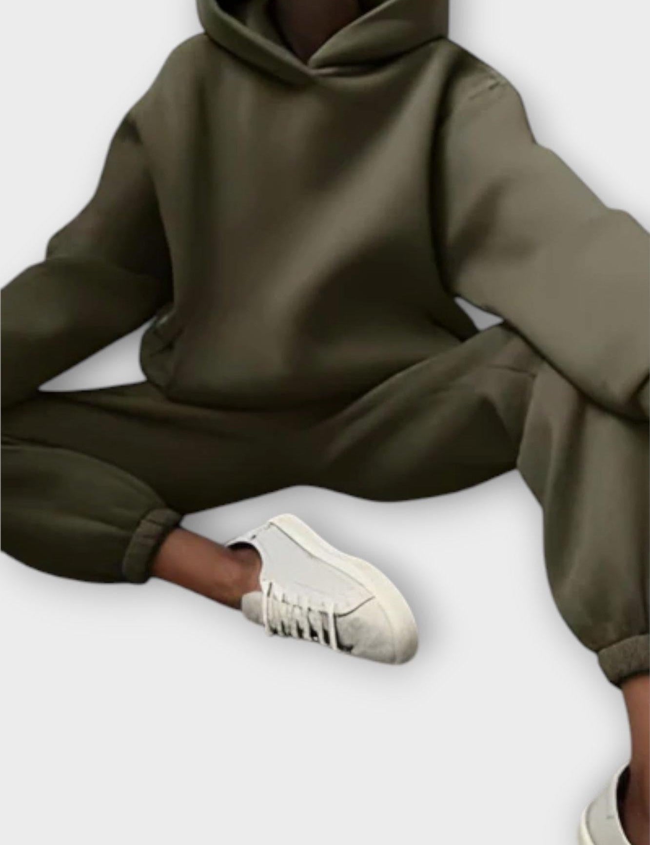 Gaëlle - Ensemble sweat à capuche ample & pantalon