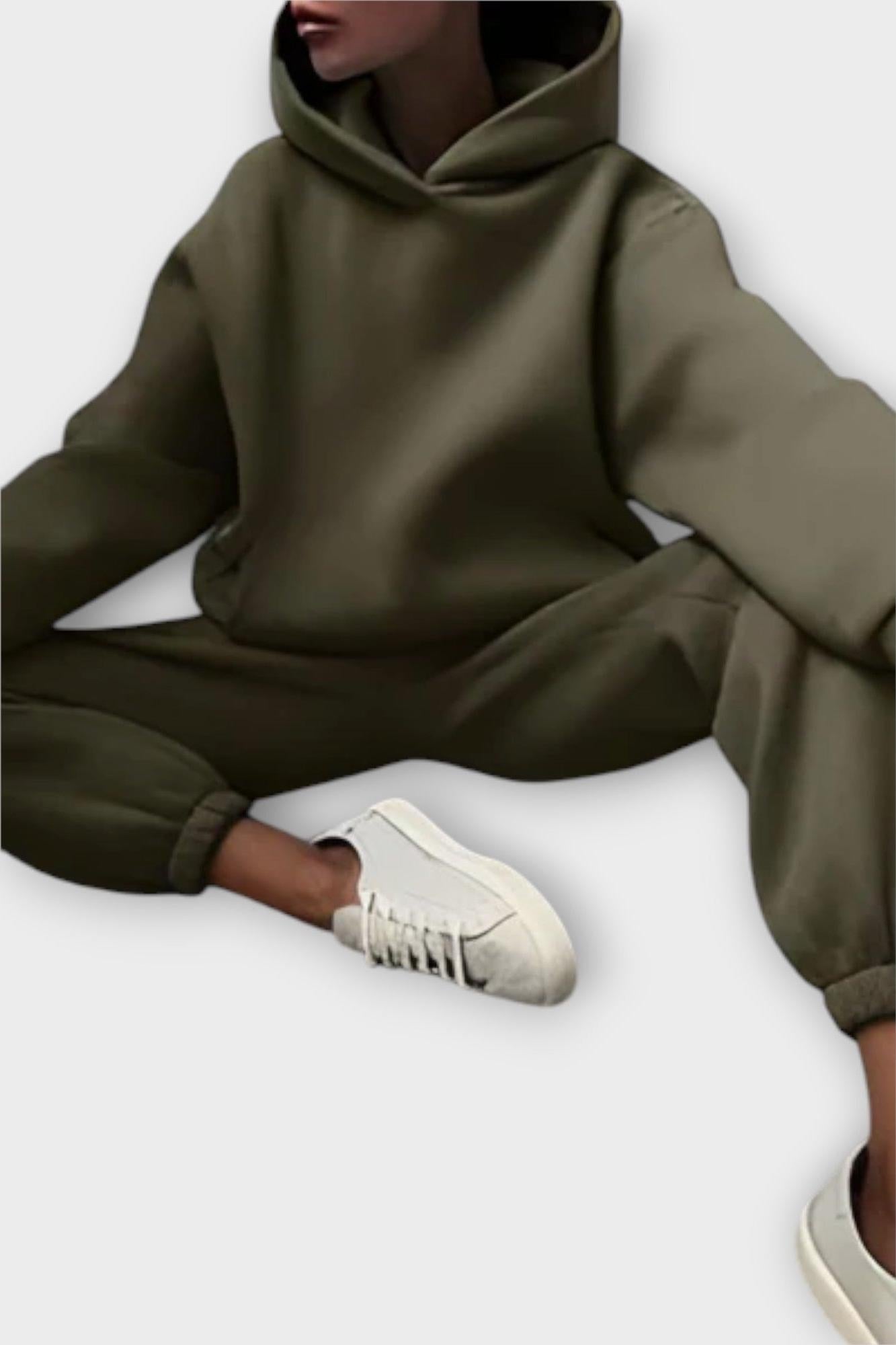 Gaëlle - Ensemble sweat à capuche ample & pantalon