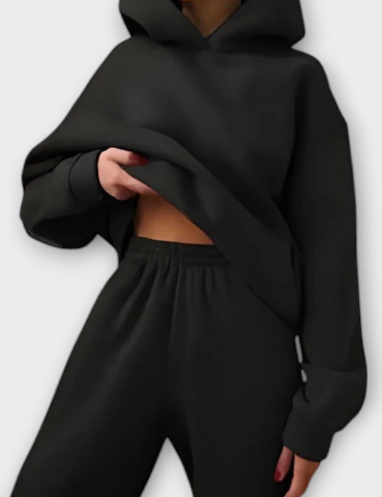 Gaëlle - Ensemble sweat à capuche ample & pantalon
