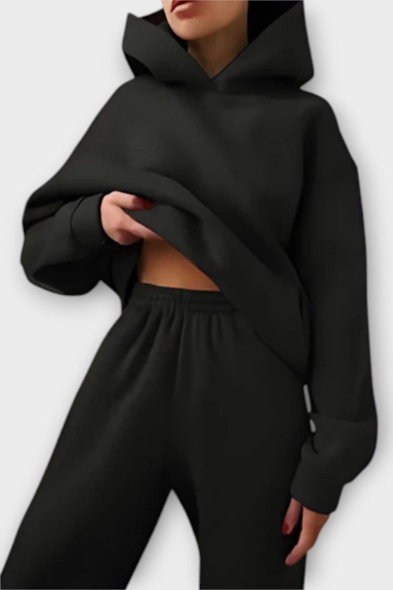 Gaëlle - Ensemble sweat à capuche ample & pantalon