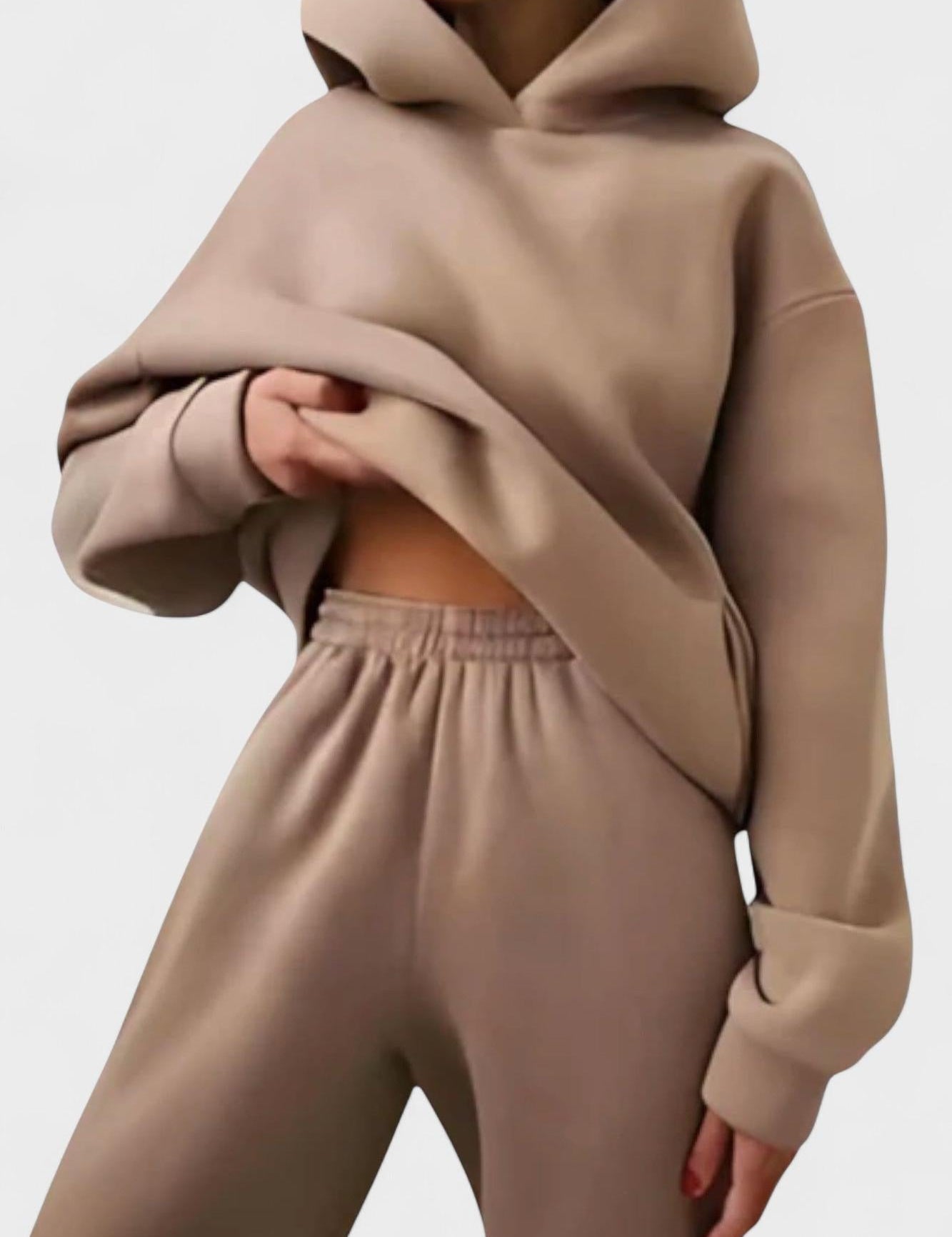 Gaëlle - Ensemble sweat à capuche ample & pantalon