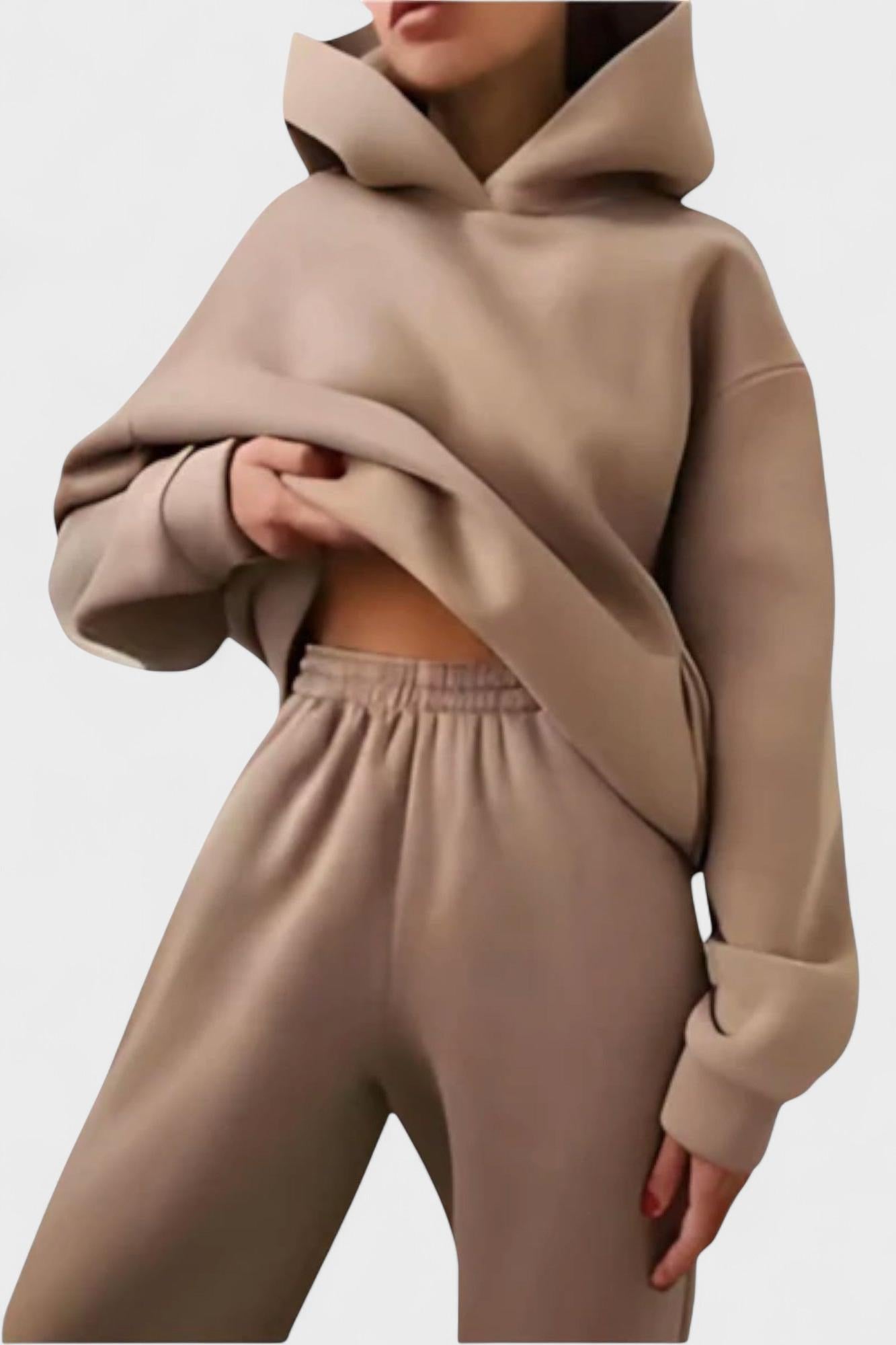 Gaëlle - Ensemble sweat à capuche ample & pantalon