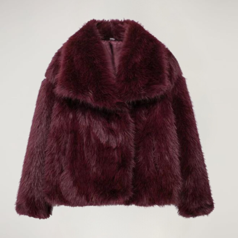 Liliana Manteau Luxe Femme – Faux Fur Coat Ultra-Doux au Style Élégant pour l’Hiver