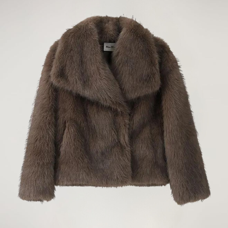 Liliana Manteau Luxe Femme – Faux Fur Coat Ultra-Doux au Style Élégant pour l’Hiver