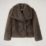 Liliana Manteau Luxe Femme – Faux Fur Coat Ultra-Doux au Style Élégant pour l’Hiver