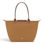 Sandrine - Grand cabas pliable en cuir cognac - autre vue