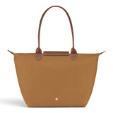 Sandrine - Grand cabas pliable en cuir cognac - autre vue