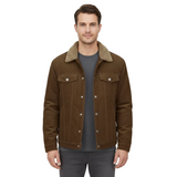 Levi Veste en Velours Côtelé Homme – Veste Moderne avec Fermeture Boutonnée et Poches