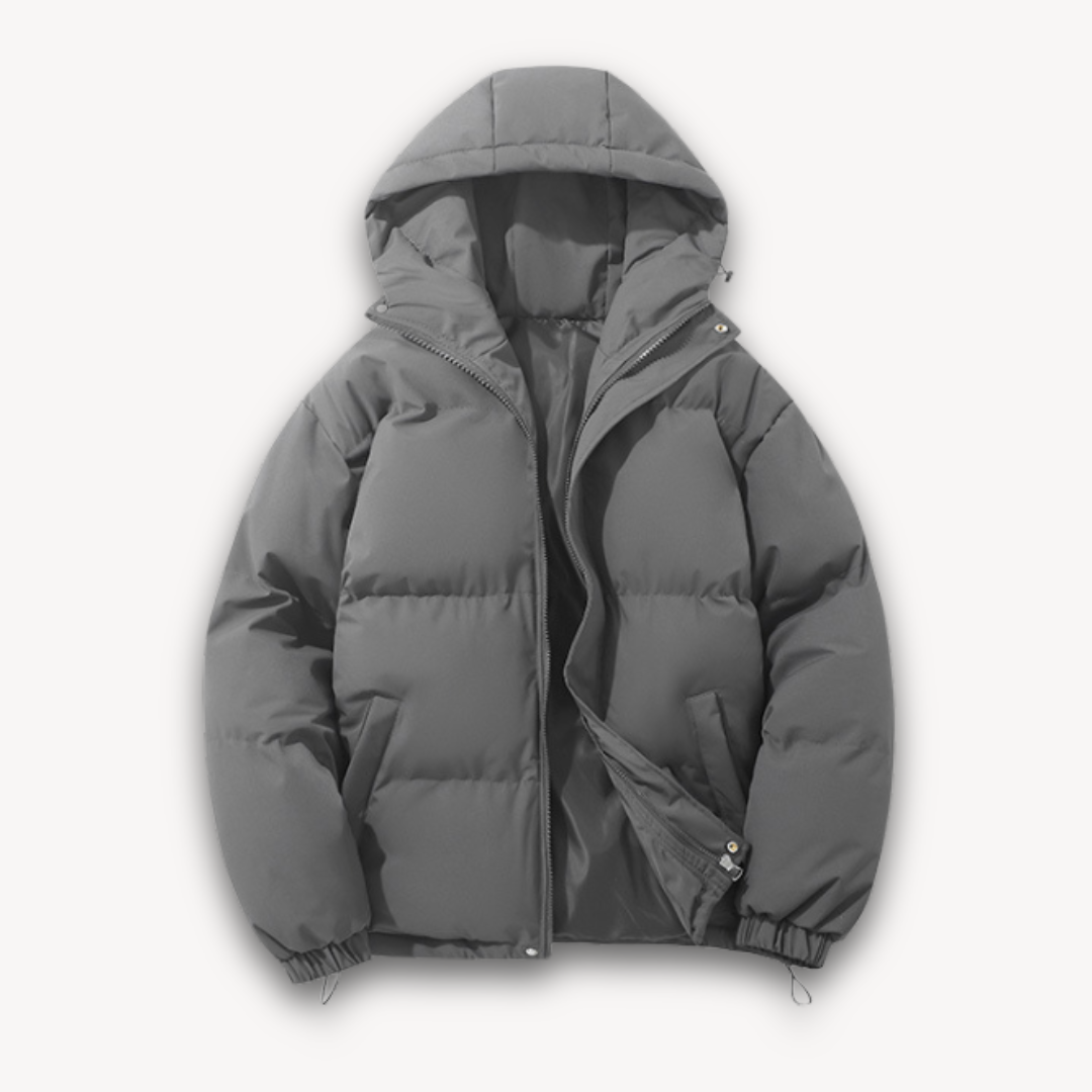 Zander Veste Puffer Homme à Capuche – Doudoune Légère Déperlante en Polyester