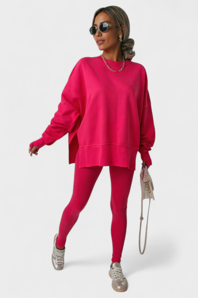 Aurore - Ensemble haut ample à manches longues & pantalon