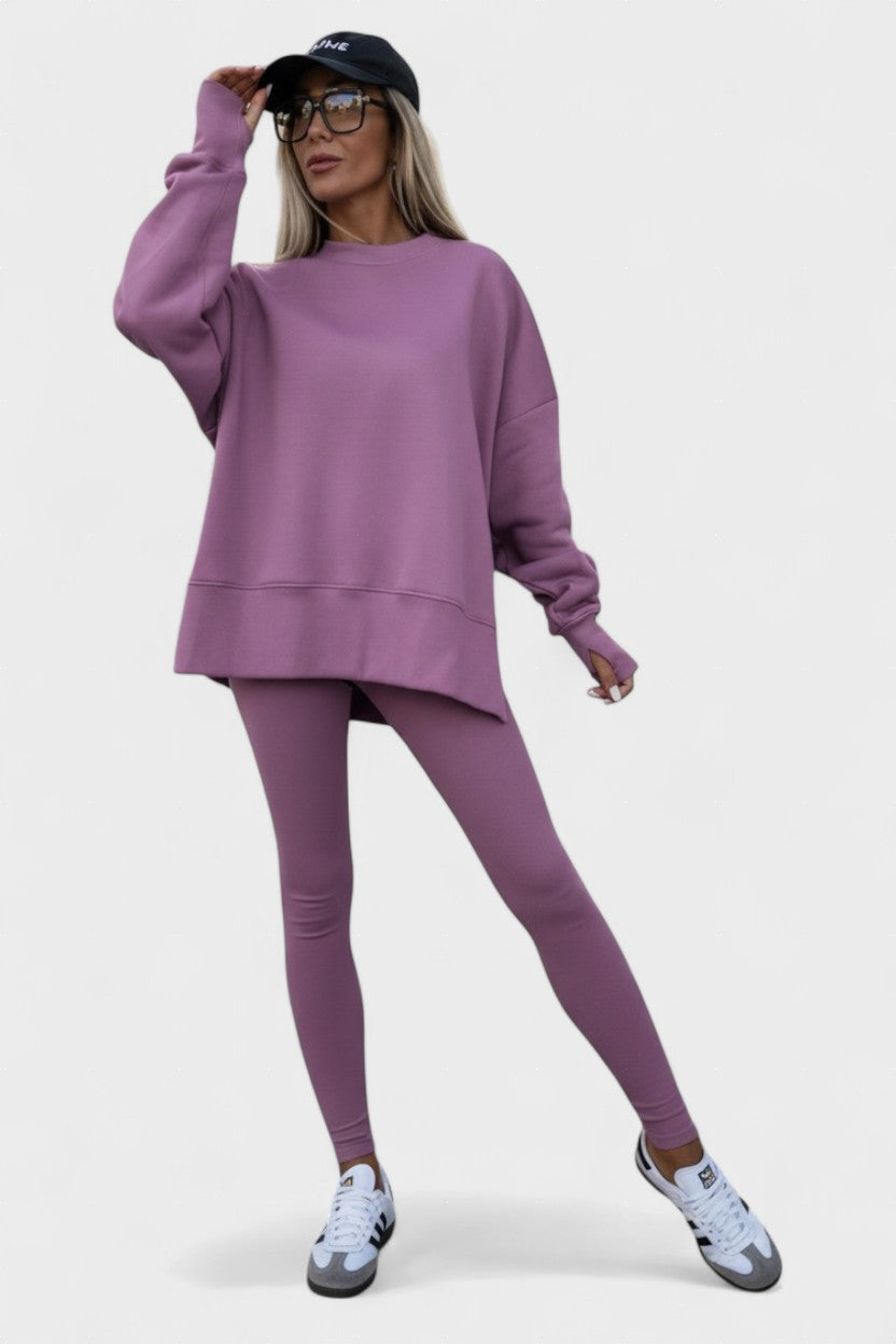 Aurore - Ensemble haut ample à manches longues & pantalon