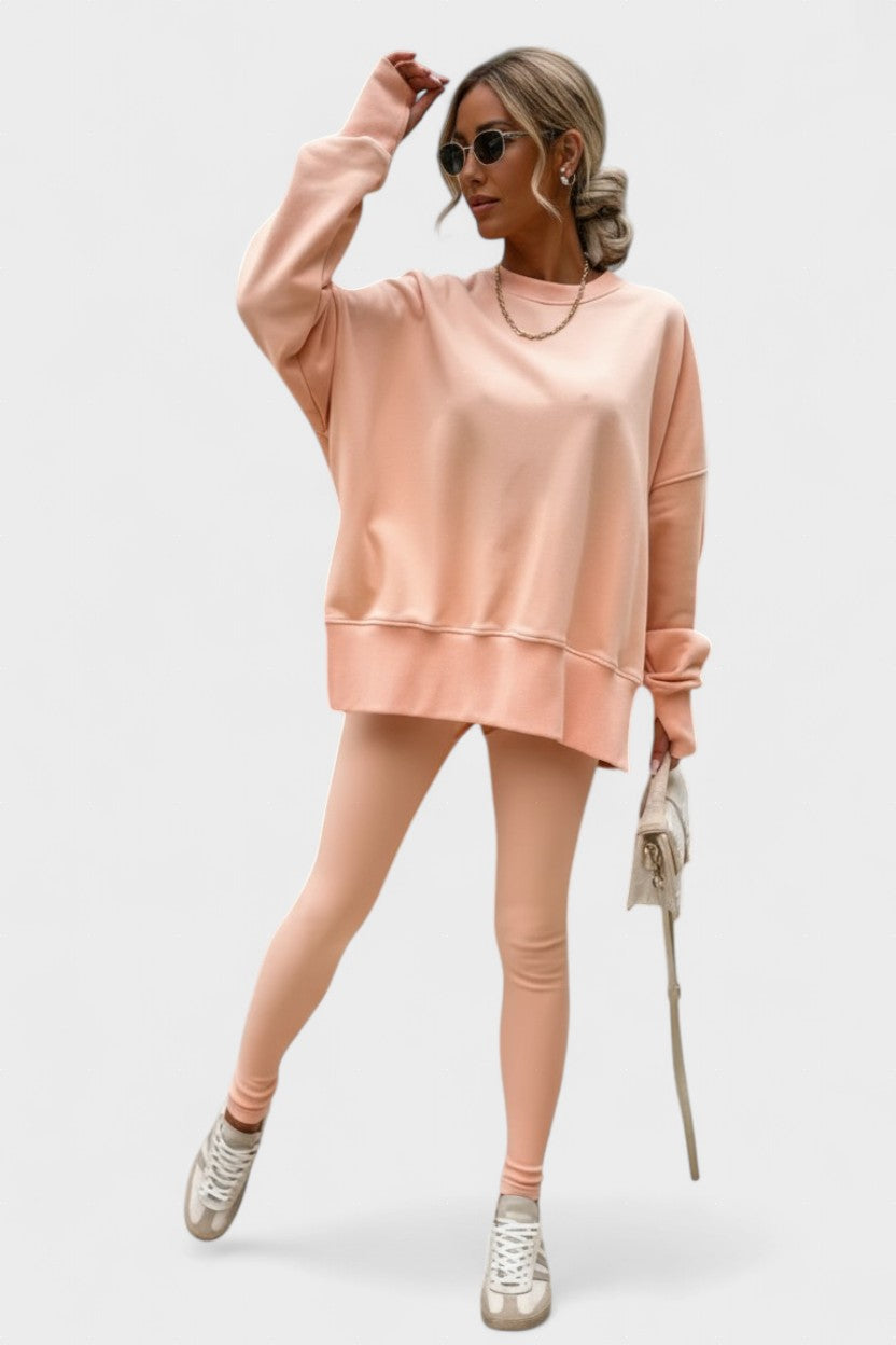 Aurore - Ensemble haut ample à manches longues & pantalon