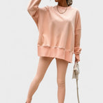 Aurore - Ensemble haut ample à manches longues & pantalon