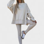 Aurore - Ensemble haut ample à manches longues & pantalon
