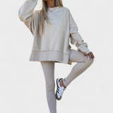 Aurore - Ensemble haut ample à manches longues & pantalon