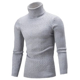 Miles Pull Col Roulé Homme Lunero Eindhoven – Pull Slim Fit en Maille Chaude et Élégante