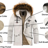 Arsik Parka d’Hiver Homme Lunero Eindhoven – Parka Chaude Coupe Moderne avec Doublure Polaire