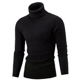 Miles Pull Col Roulé Homme Lunero Eindhoven – Pull Slim Fit en Maille Chaude et Élégante