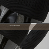 Miles Pull Col Roulé Homme Lunero Eindhoven – Pull Slim Fit en Maille Chaude et Élégante